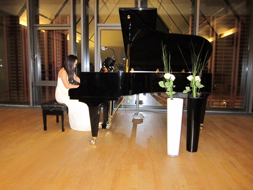 Sonmin Kim am Klavier